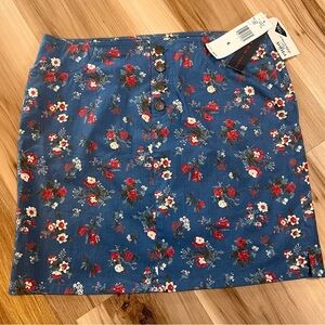 Vintage 90s Ralph Lauren Womens 6 Floral Mini Skirt NWT Boho Western Cottagecore